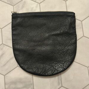 Baggu Leather U Zipper Pouch